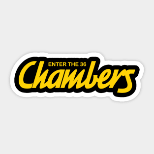 Enter the 36 Chambers Sticker